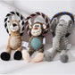 Lion, Elephant & Monkey Chew Toys