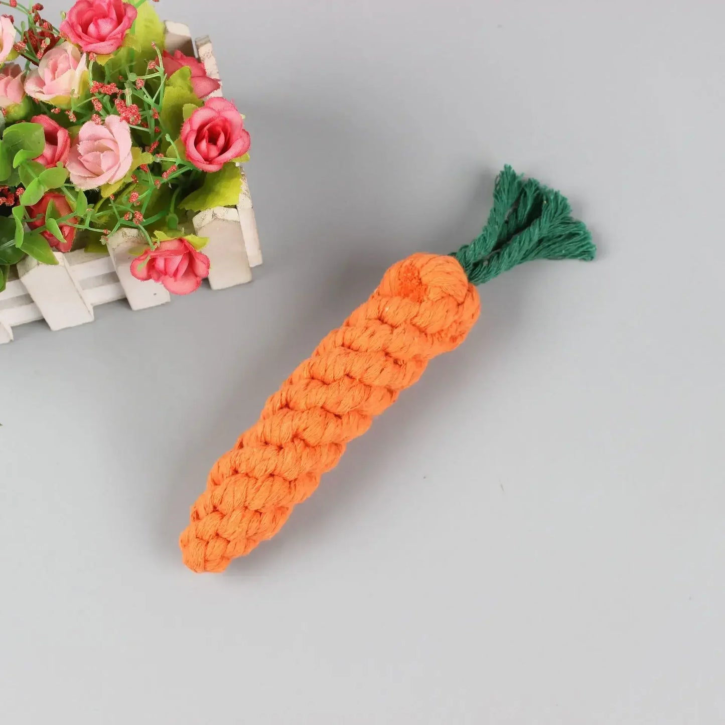 Carrot Rope Chew Toy